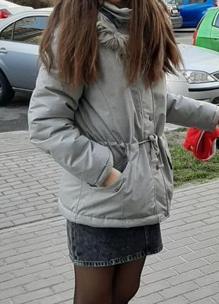 Куртка женская парка пуховик осень зима s/xs5 фото