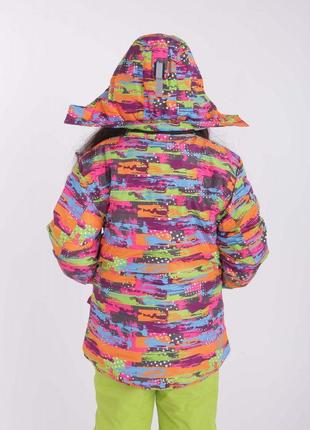 Зимняя куртка на девочку р.116 полномерная3 фото