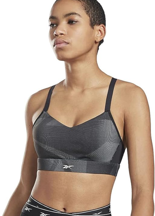 Бра-топ reebok sports bra luxe strapy оригинал puma nike pro