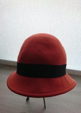 Фетровий капелюшок "клош"5 фото