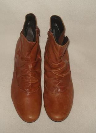 Tamaris 40-41 р. демисезонные кожаные ботиночки2 фото