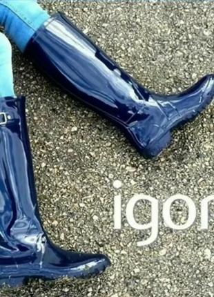 Резиновые сапоги женские испанского бренда igor6 фото