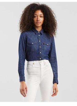 Джинсова сорочка жіноча
