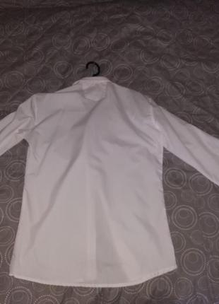 Рубашка белая 164р2 фото