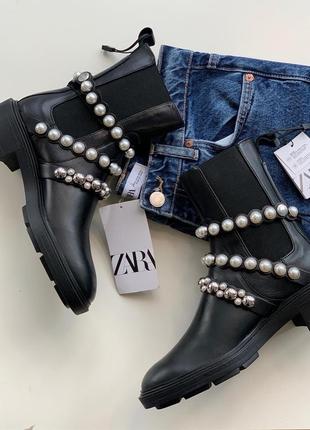 Сапоги челси zara