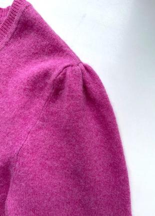 Кашемировый джемпер кофта f&f 100% кашемир розовый фуксия5 фото