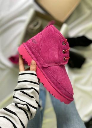 Женские розовые угги ugg7 фото