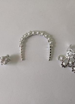Шикарный комплект украшений ободок ожерелье браслет для кукол типа барби barbie интегрити.3 фото