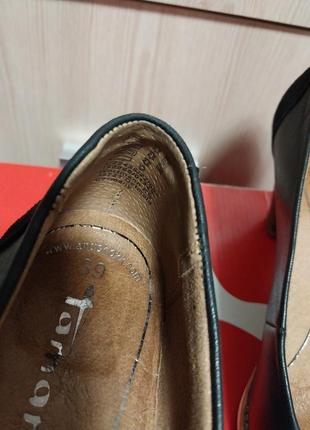 Высококачественные натуральные стильные брендовые туфли Tamaris5 фото