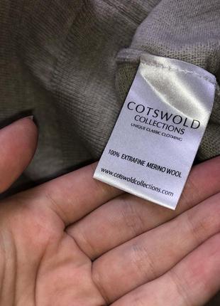 Cotswold оригинал шерстяной водолазка гольф горловина свитер кофта джемпер реглан шерсть пряжа8 фото