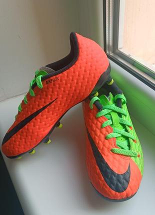 Футбольние бутси nike hypervenom phelon iii fg р.31 уст. 19.5 см.7 фото