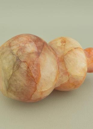 Минерал светлый сердолик натуральный, размер 100x63 мм, вес 513,2 г.