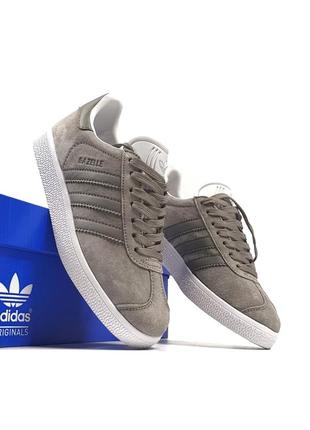 Кроссовки adidas gazelle gray