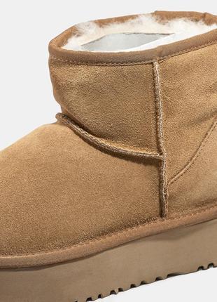 Уггі на овчині ugg mini platform5 фото