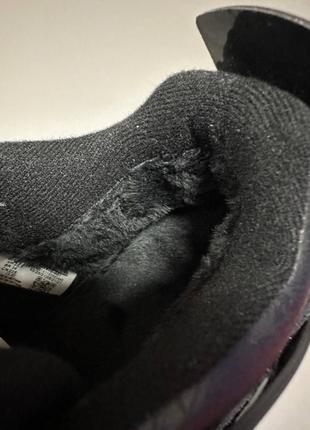 Женские зимние кроссовки на меху nike air jordan retro 4 «&nbsp;laser black gum&nbsp;» fur ❄️2 фото