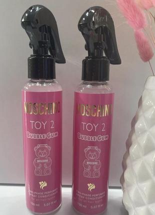 •двофазний парфумований спрей- кондиціонер для волосся moschino toy 2 bubble gum'