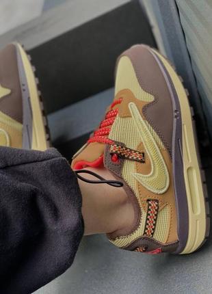 Кроссовки air max 87 x travis scott cactus jack baroque brown10 фото