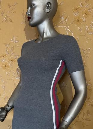 Стильное платье в рубчик 3