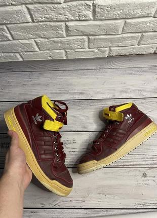 Кроссовки adidas forum mid cardinal