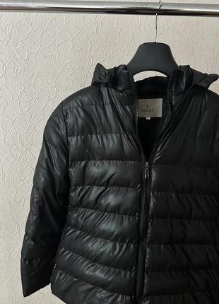 Жіночий зимовий пуховик з капюшоном moncler down jacket1 фото