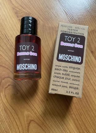 Женские духи moschino toy 2 bubble gum (тестер) 60 ml.