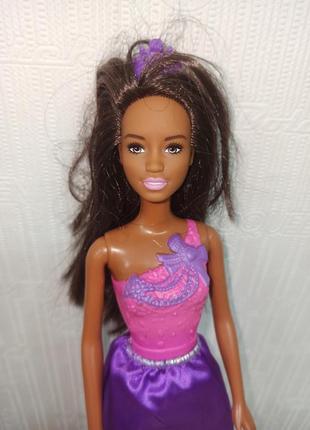 Лялька барбі barbie дрімтопія принцеса, темношкіра2 фото