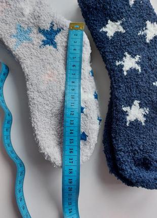 Комплек брендовых теплых плюшевых носков со стоперами4 фото