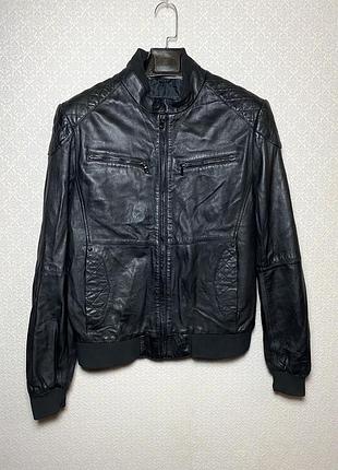 Куртка кожаная zara