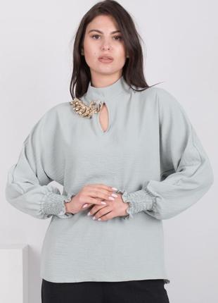 Женская блузка блуза с цепочкой кофта