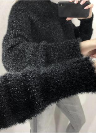 М‘якенький светр травка з люрексом. amisu. розмір м.3 фото