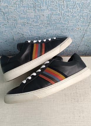 Кожаные демисезонные кеды кроссовки paul smith оригинал.