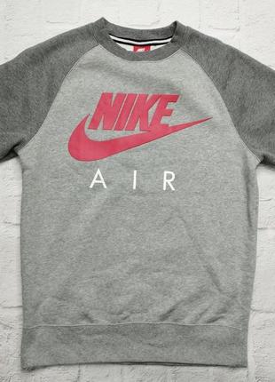 Кофта свитшот оригинал nike air short sleeved jumper