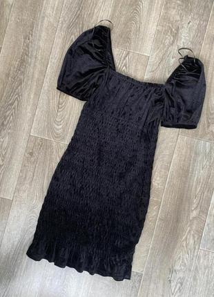 Маленькое черное базовое платье р хс -с
