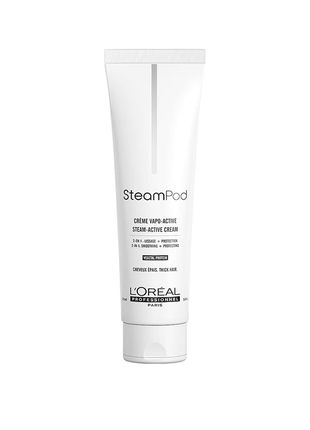 L'oreal professionnel steampod stem activated cream розгладжувальний крем для пошкодженого волосся.