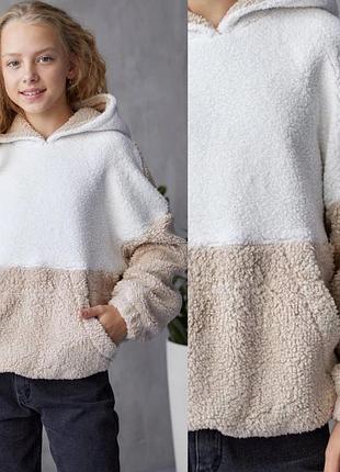 Світшот теплий  плюш травка