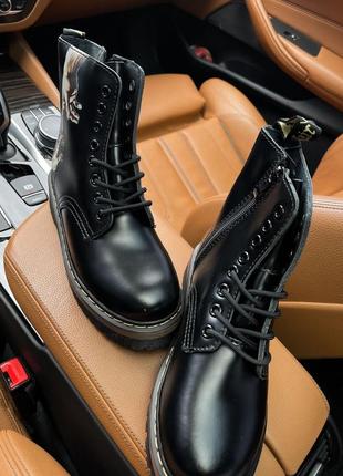 Чоботи dr martens jadon black brown сreation of adam10 фото