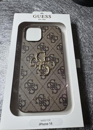 Чехол guess (оригинал) на iphone 14   “ 6.1”4 фото