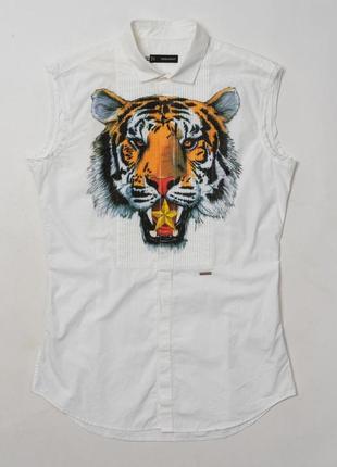 Dsquared2 tiger short sleeve shirt чоловіча сорочка