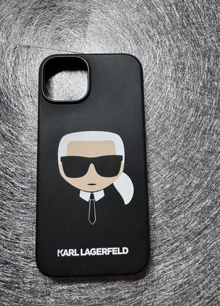 Чехол на iphone 14  “6.1” karl lagerfeld (original)1 фото