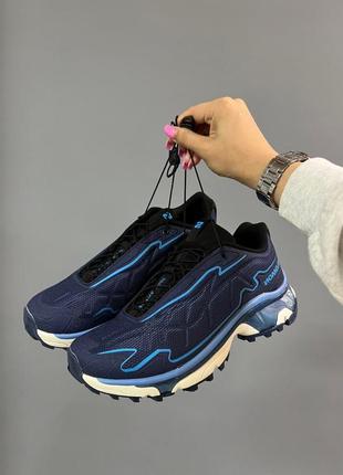 Кроссовки salomon xt-slate advanced dark sapphire blue ashes