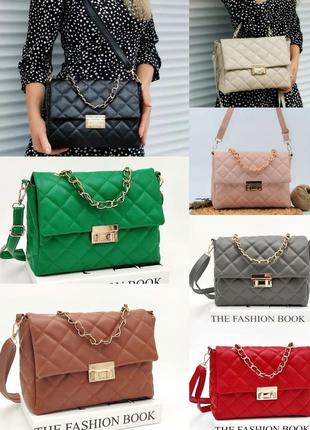 Сумка чорна червона сіра