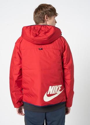 Двусторонняя куртка с капюшоном nike sportswear therma-fit2 фото