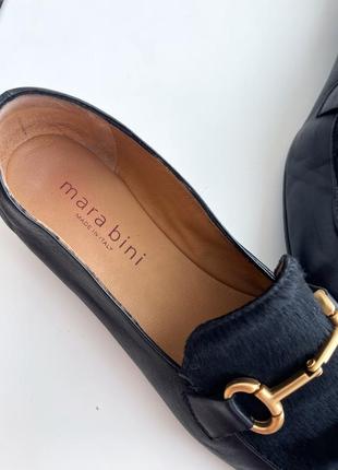 Кожаные лоферы mara bini 40 р. мокасины туфли премиум люкс в стиле gucci4 фото