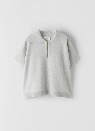 Пончо теплая накидка тренд размер универсальный zara