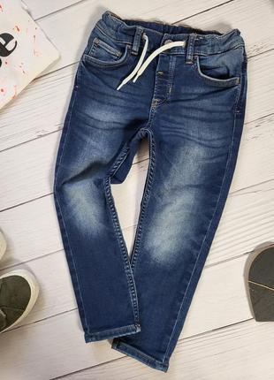 🛸зауженные, утепленные джинсы denim 🛸2 фото