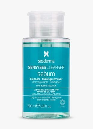 Лосьйон для очищення шкіри sesderma laboratories sensyses cleanser sebum