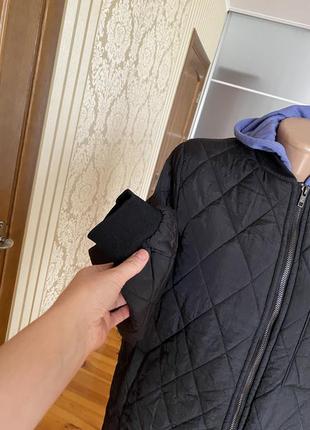 Крутая стильная удлиненная стеганая куртка пальто 🔥4 фото