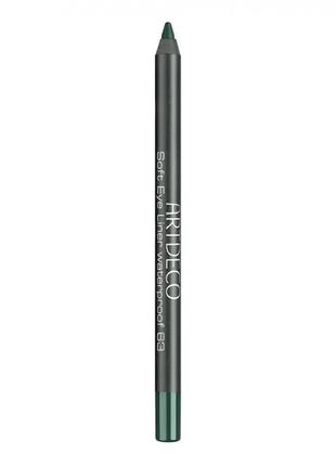 Олівець для очей artdeco soft eye liner waterproof 63 — emerald (зелений)