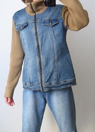 Джинсовка гольф💙🤎