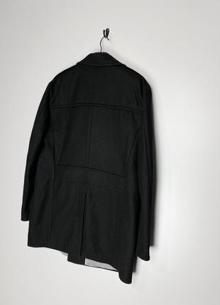 Yves gerard ідеальне, двобортне пальто, чорного кольору  70% шерсті.6 фото